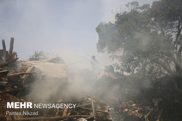 آتش سوزی منزل مسکونی در شهرکرد