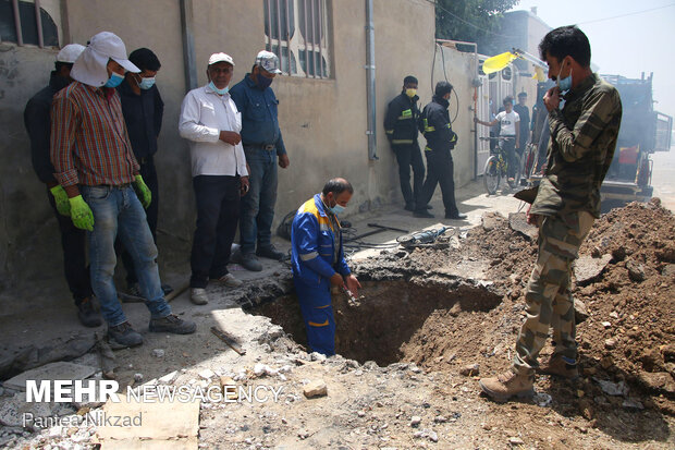 آتش سوزی منزل مسکونی در شهرکرد