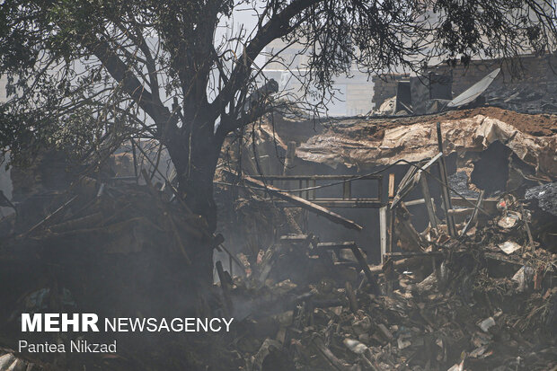 آتش سوزی منزل مسکونی در شهرکرد