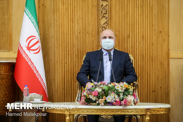 Iranian Parliament Speaker seen off for Syria’s visit