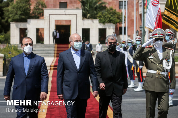 Iranian Parliament Speaker seen off for Syria’s visit