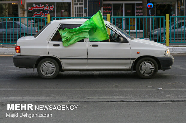 کاروان شادی عید غدیر در یزد