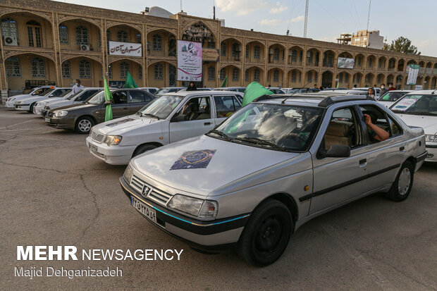 کاروان شادی عید غدیر در یزد