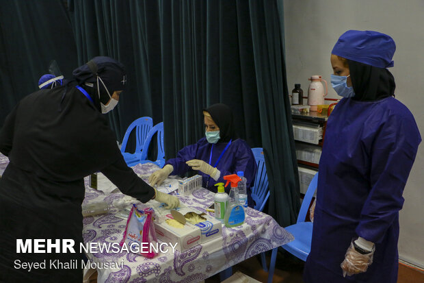 Vaccination of media members in Khuzestan