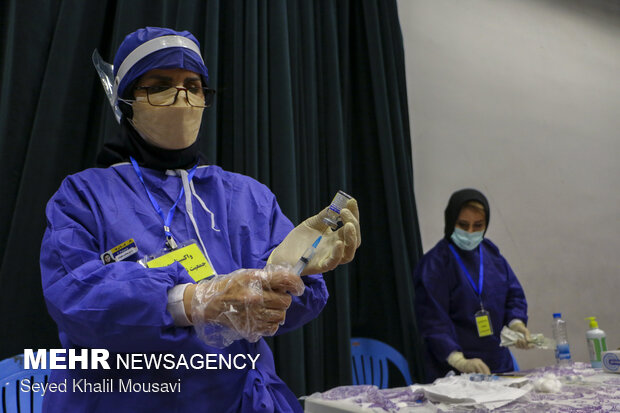 Vaccination of media members in Khuzestan