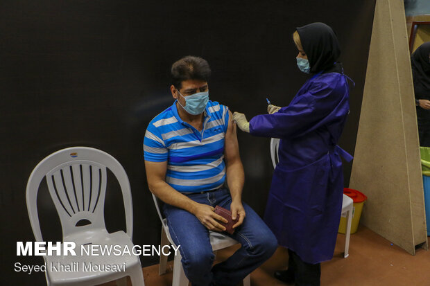 Vaccination of media members in Khuzestan