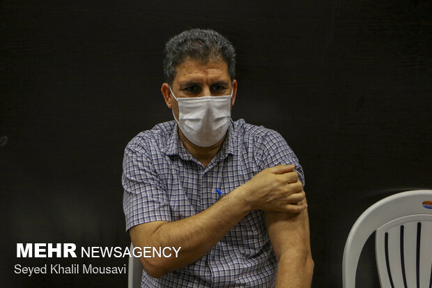 Vaccination of media members in Khuzestan