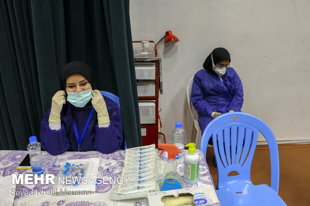 Vaccination of media members in Khuzestan