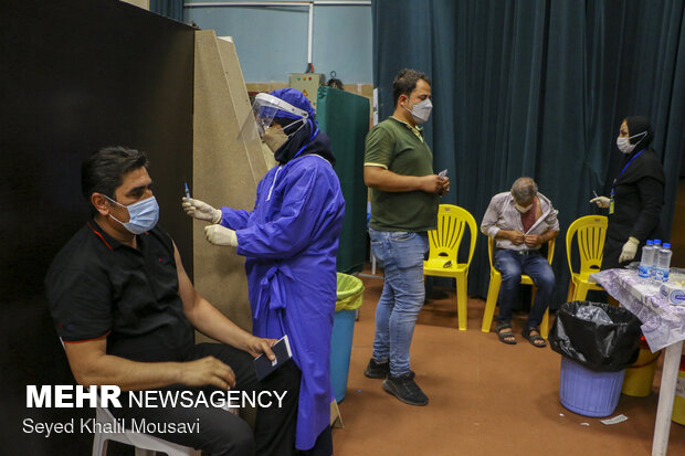 Vaccination of media members in Khuzestan