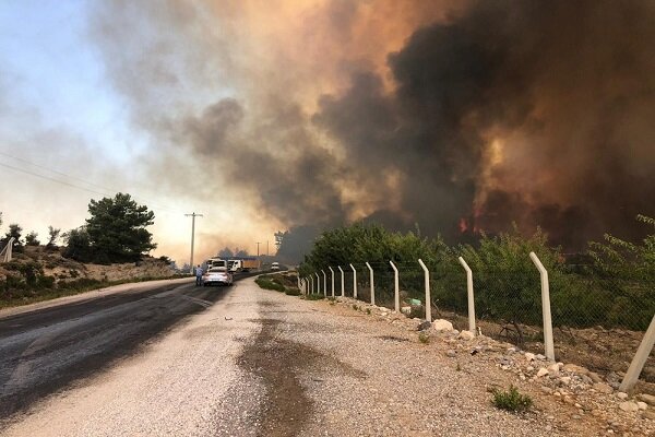 Antalya Manavgat'ta büyük orman yangını
