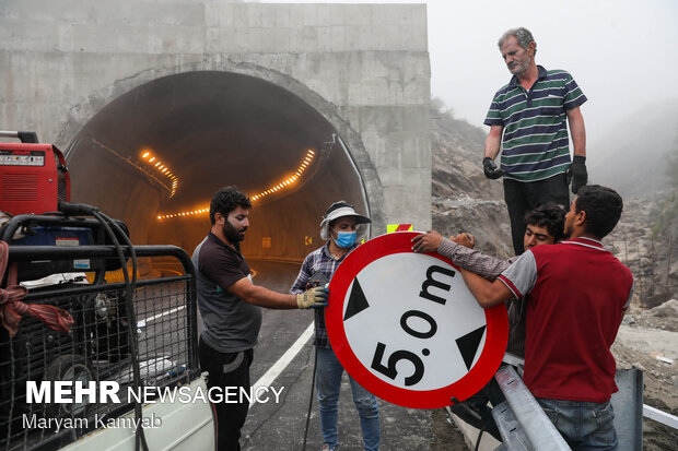 Constructing ME longest tunnel in north of Iran