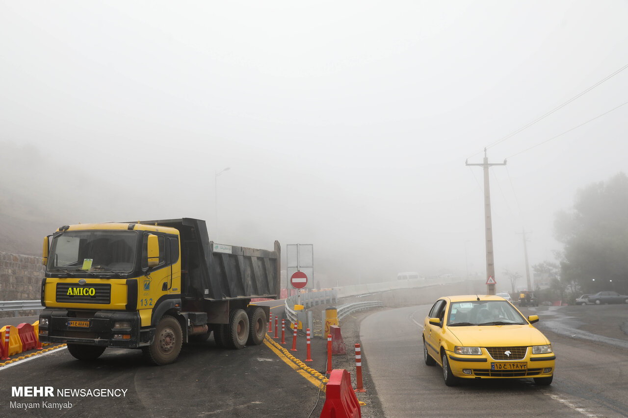 جاده چالوس و آزادراه تهران-شمال بازگشایی شدند