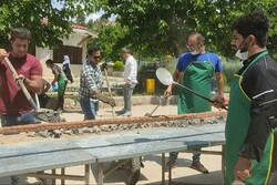پخت کباب ۱۱۰ متری برای نیازمندان بجنورد در روز عید غدیر