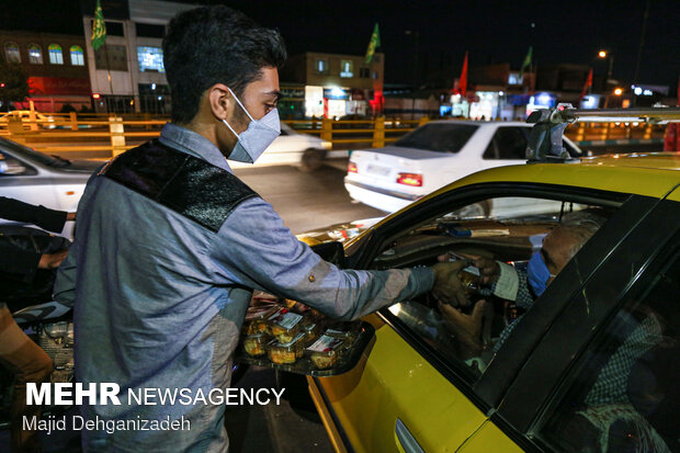 پشت نویسی خودروها در شب عید غدیر