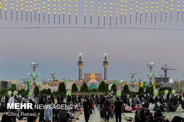 Imam Reza Shrine on eve of Eid al-Ghadir