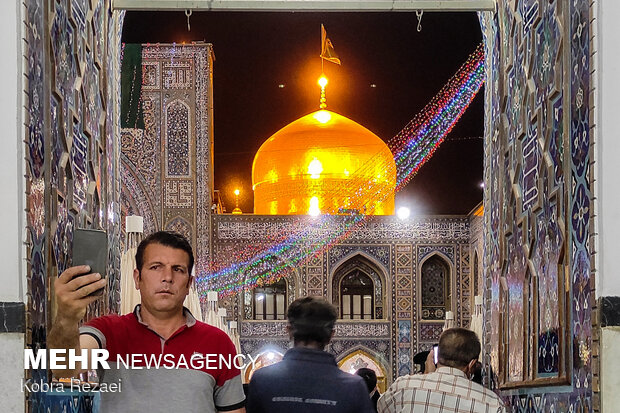 Imam Reza Shrine on eve of Eid al-Ghadir