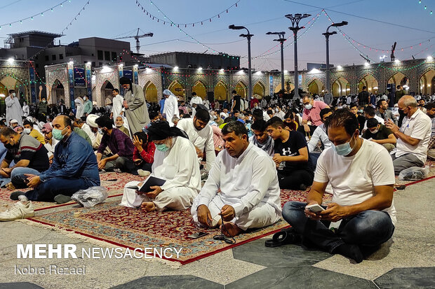 Imam Reza Shrine on eve of Eid al-Ghadir