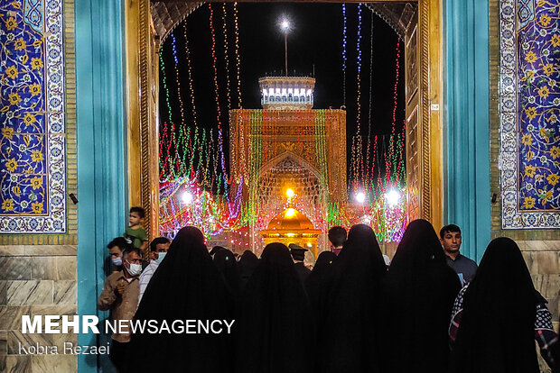 Imam Reza Shrine on eve of Eid al-Ghadir