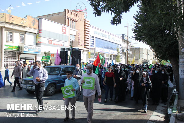 راهپیمایی خانوادگی عید غدیرخم کرمانشاه