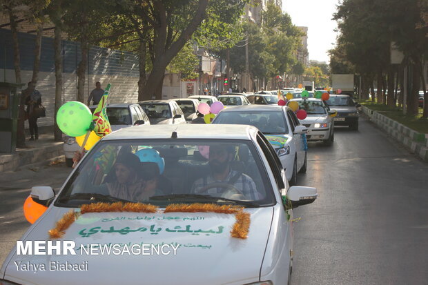 کاروان خودرویی جشن عید غدیر کرمانشاه