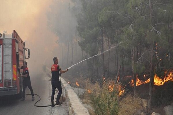 ايران تؤكد تضامنها واستعدادها لمساعدة تركيا في مكافحة الحرائق