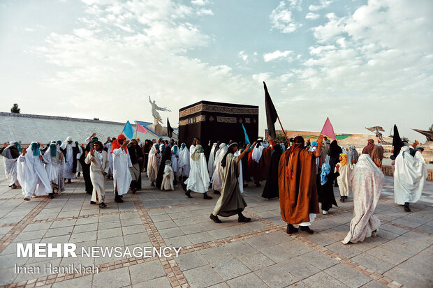 بازسازی واقعه غدیر خم در همدان