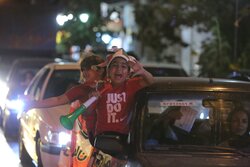شادی هواداران پرسپولیس در ورامین