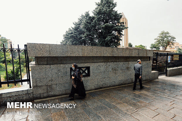 Summer rainfall in Hamedan
