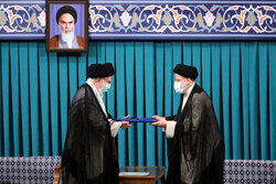 Ceremony of endorsing Raeisi's decree