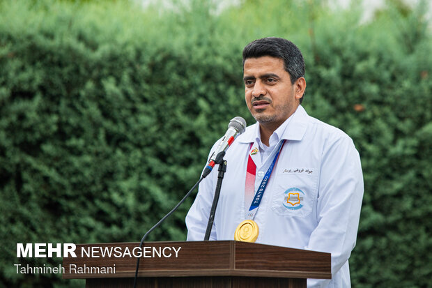 İran'da olimpiyat şampiyonu onurlandırıldı