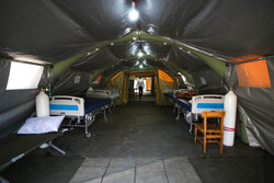 راه اندازی درمانگاه صحرایی در بهشت زهرا(س)