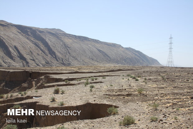 رانش زمین در روستای«تلخاب» ایلام
