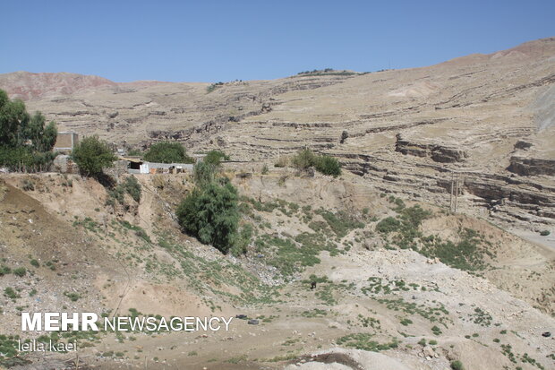 رانش زمین در روستای«تلخاب» ایلام
