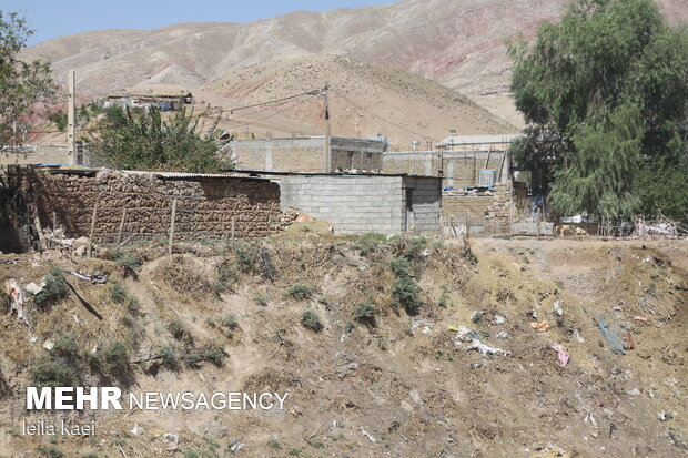 رانش زمین در روستای«تلخاب» ایلام
