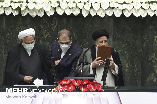 Swearing-in ceremony of President Raeisi