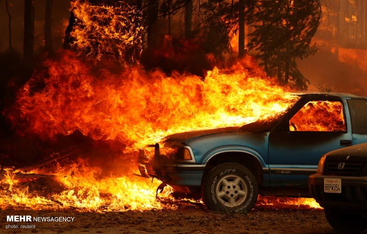 ABD'nin orman yangınları devam ediyor! 8 kişi kayıp