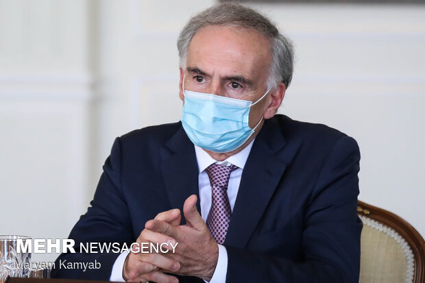 دیدار نماینده سازمان ملل در امور افغانستان با ظریف