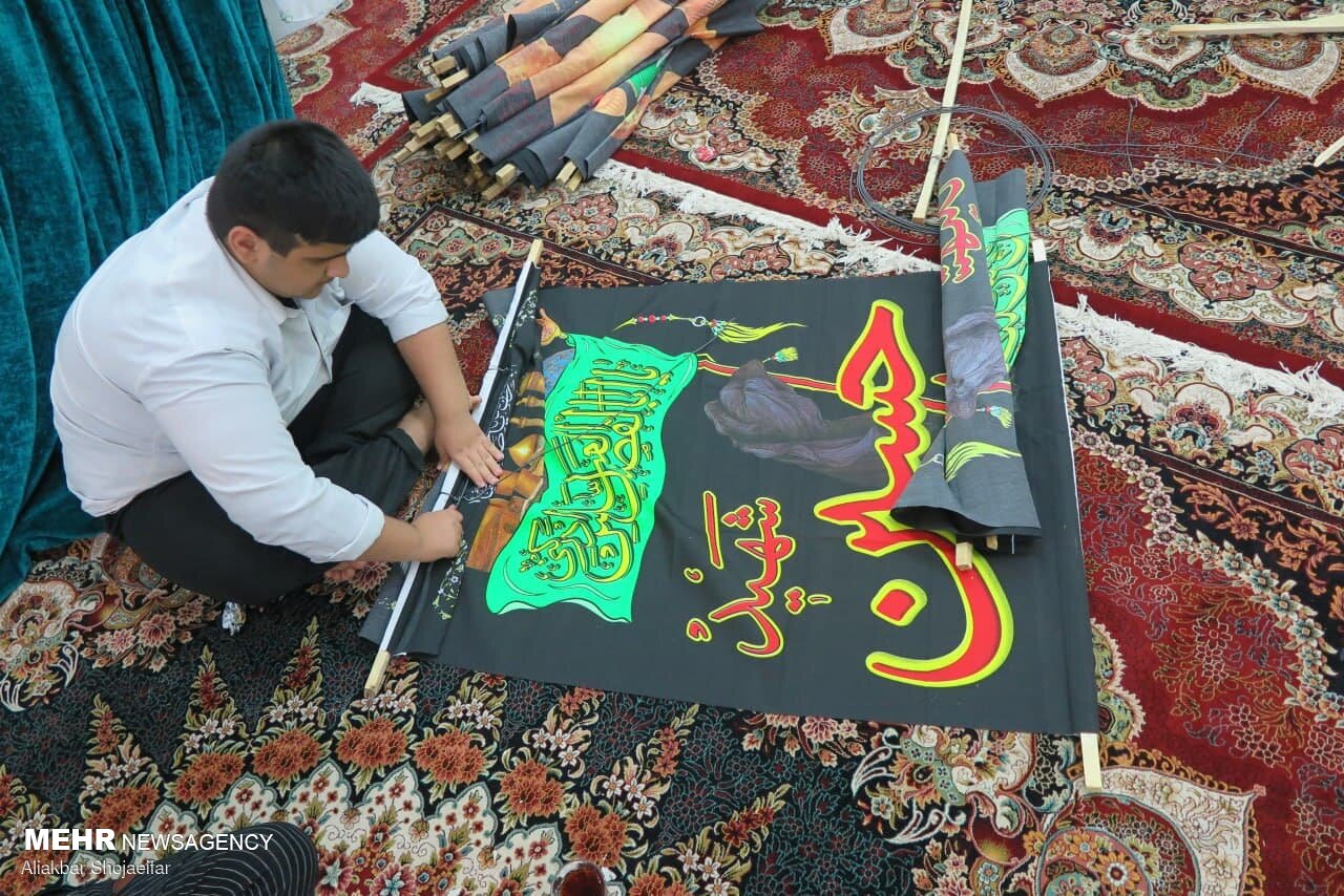 سیاه پوش شدن سیستان و بلوچستان در آستانه محرم