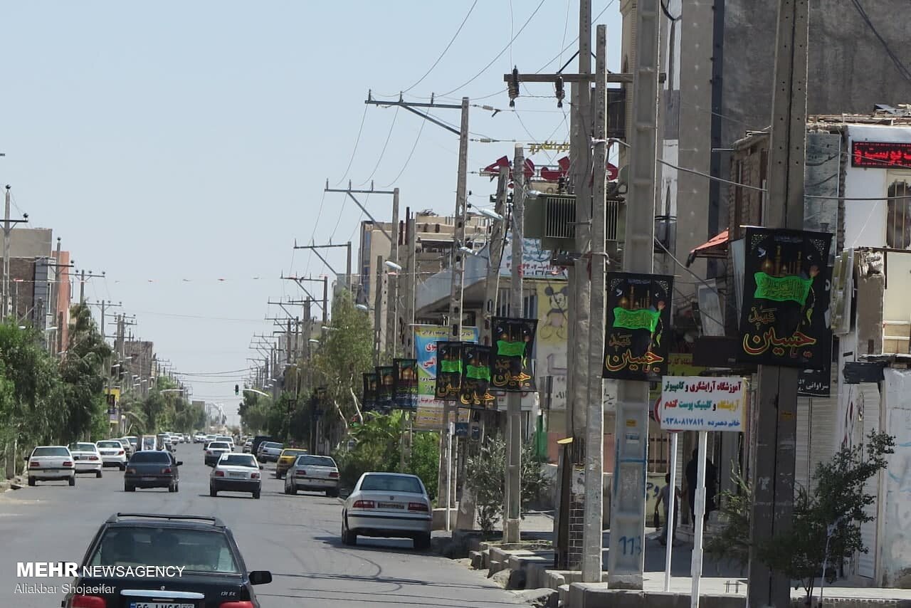 سیاه پوش شدن سیستان و بلوچستان در آستانه محرم