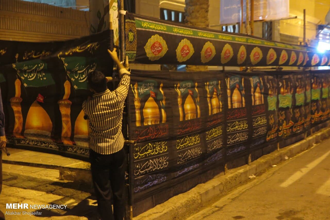 سیاه پوش شدن سیستان و بلوچستان در آستانه محرم