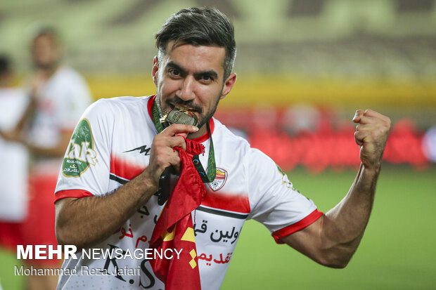 مراسم اهدای جام و جشن قهرمانی فولاد خوزستان در جام حذفی