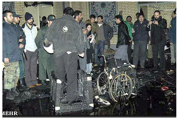 جانباز حادثه آتش‌سوزی مسجد ارک به شهادت رسید