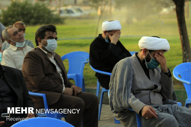 مراسم سیاه پوشی برج گرگان