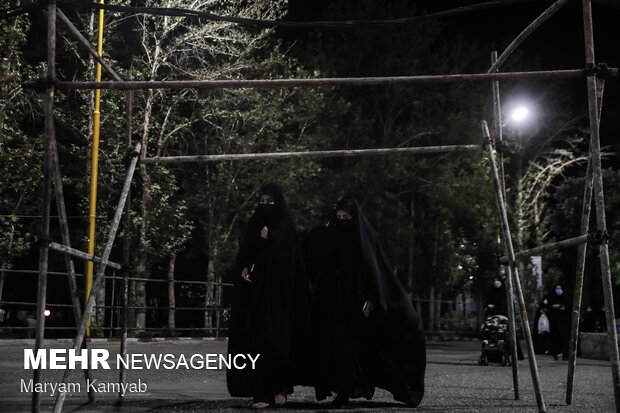 1st night of mourning month of Muharram in Tehran