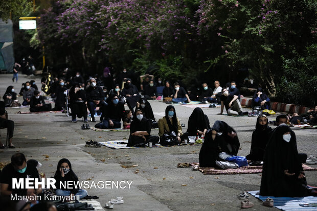 1st night of mourning month of Muharram in Tehran