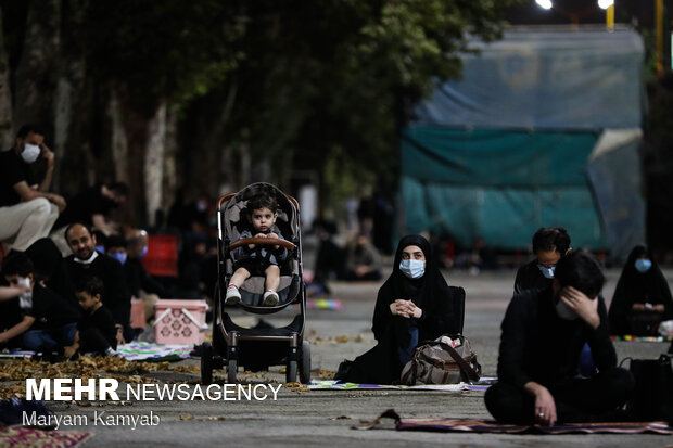 1st night of mourning month of Muharram in Tehran