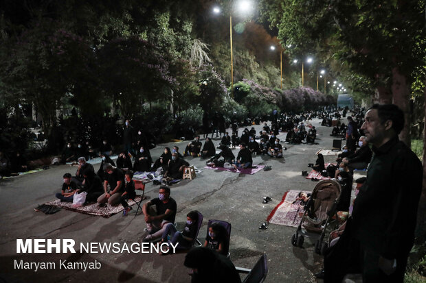 1st night of mourning month of Muharram in Tehran