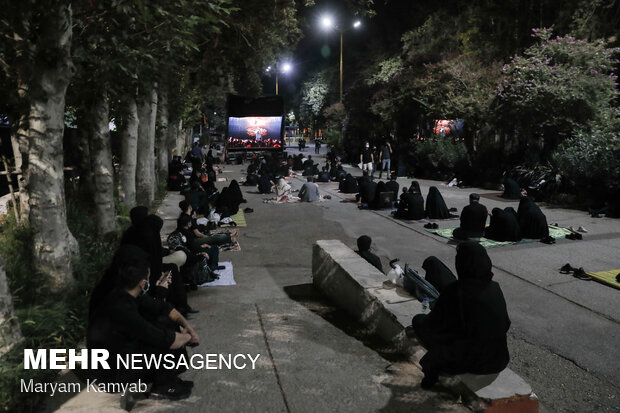 1st night of mourning month of Muharram in Tehran