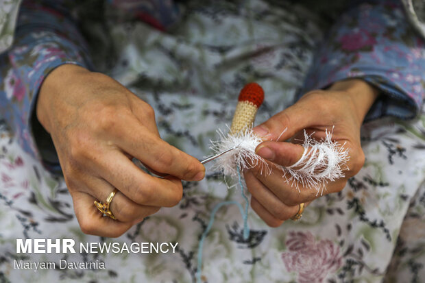 Kilim weaving in NE Iran
