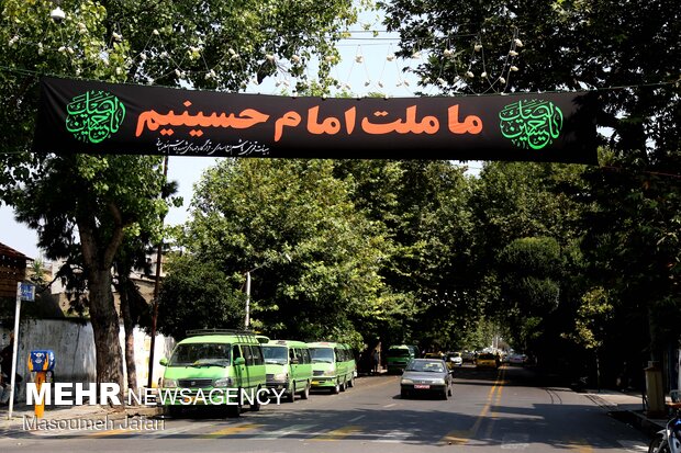 شهر ساری سیاهپوش عزای سالار شهیدان